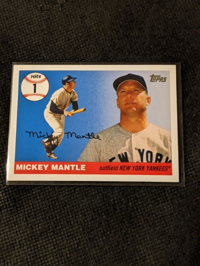 2006 TOPPS MICKEY MANTLE HOME RUN HISTORY #MHR1 NEW YORK YANKEES