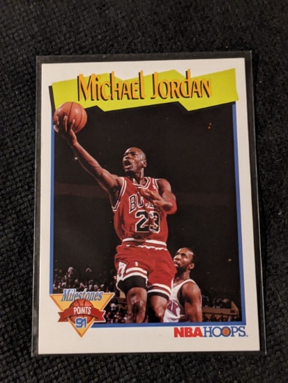 Michael Jordan 1991-92 NBA Hoops #317 Milestone
