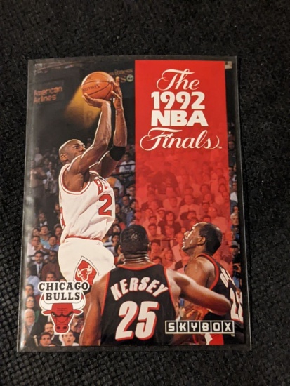 1992 92 Skybox The 1992 NBA Finals Michael Jordan #314, Chicago Bulls, HOF