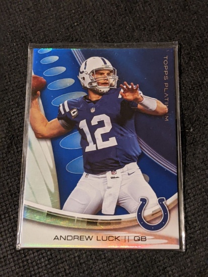 2013 Topps Platinum Andrew Luck 95 Colts Stanford holo