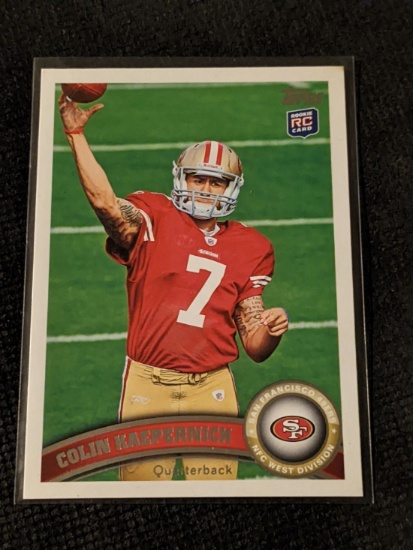 2011 Topps Throwing #413 Colin Kaepernick RC