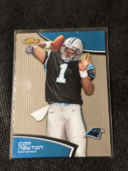 2011 Topps Finest #125 CAM NEWTON RC Rookie Card Carolina Panthers