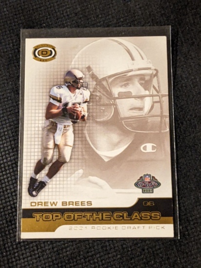 Drew Brees 2001 Pacific Dynagon Top of the Class #3 Rookie
