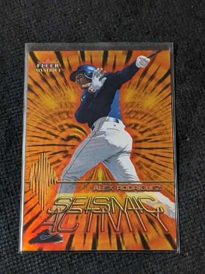 2000 Fleer Mystique Alex Rodriguez - Seismic Activity- Rare Insert New York Yankees