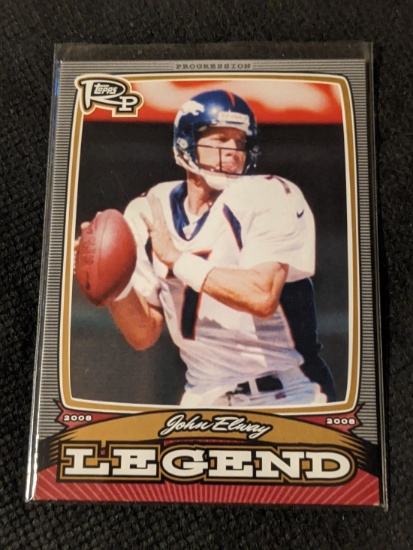 366/389 SP 2008 JOHN ELWAY Topps Rookie Progression Legends Bronze #PL-JE