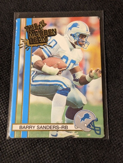 1990 Action Packed All-Madden Team Barry Sanders #47 - Detroit Lions Football