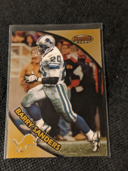 Barry Sanders 1997 Bowman's Best #70 HOFER
