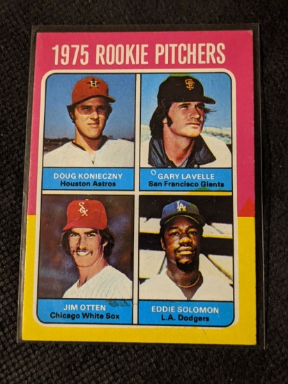 1975 Topps Mini Rookie Pitchers - Doug Konieczny/Gary Lavelle/Jim Otten/Eddie Solomon