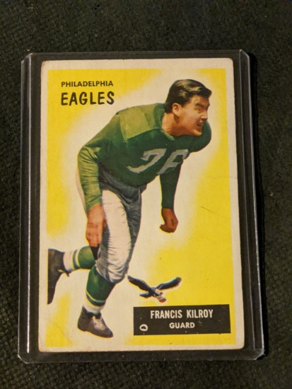 1955 Bowman Francis Kilroy #29 - Philadelphia Eagles - Vintage