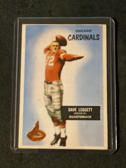 1955 BOWMAN LARGE #31 DAVE LEGGETT~ROOKIE CHICAGO CARDINALS