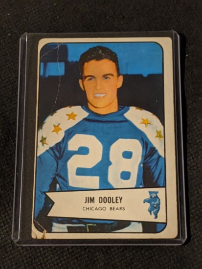 1954 Bowman Football #121 Jim Dooley Chicago Bears
