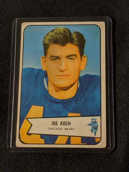 1954 Bowman Football #127 Joe Koch Chicago Bears