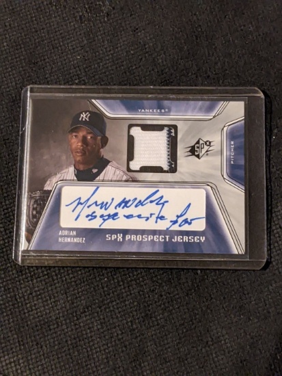 Adrian Hernandez 2001 Upper Deck SPX Prospect Jersey #142