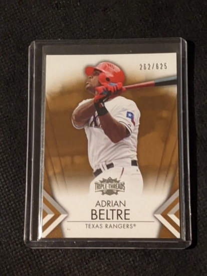 2012 Topps Triple Threads Sepia 262/625 SP Adrian Beltre #66