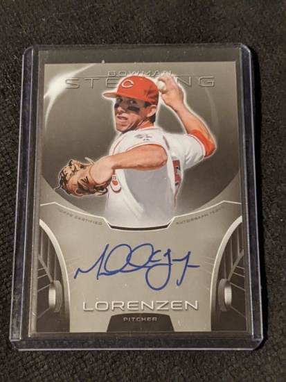 2013 Bowman Sterling Prospect Auto Michael Lorenzen #BSAP-ML Auto