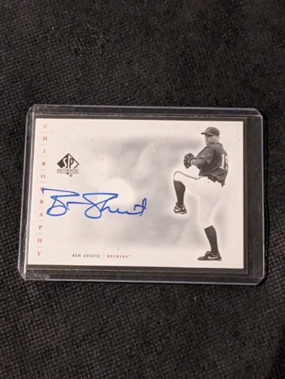 2001 SP Authentic Chirography Auto Ben Sheets BS