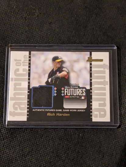 Rich Harden GU Jersey 2003 Bowman Fabric of the Future All-Star FF-RH