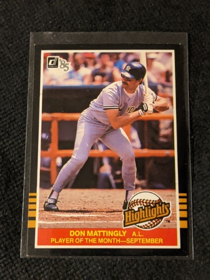 1985 Donruss Baseball Highlights Don Mattingly #45 Yankees