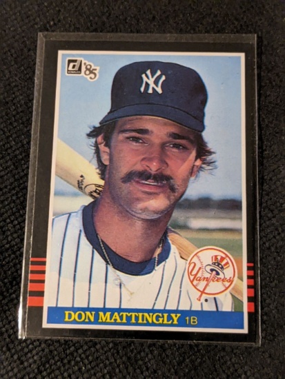 1985 Donruss 295 Don Mattingly New York Yankees Baseball Card