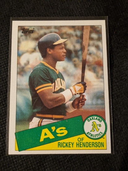 1985 TOPPS RICKEY HENDERSON #115