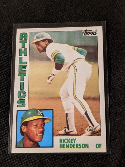 1984 Topps Rickey Henderson #230 Oakland Athletics HOF