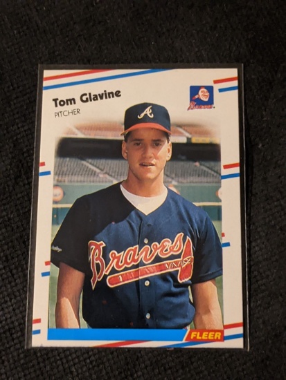 1988 Fleer Tom Glavine #539 ROOKIE