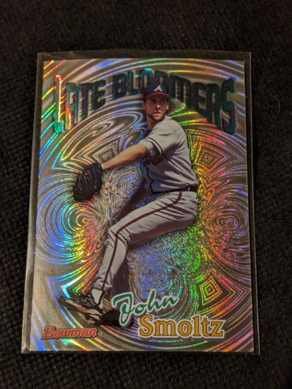 John Smoltz 1999 Bowman Late Bloomers #LB8 Altanta Braves Baseball MLB  Parallel Insert SP