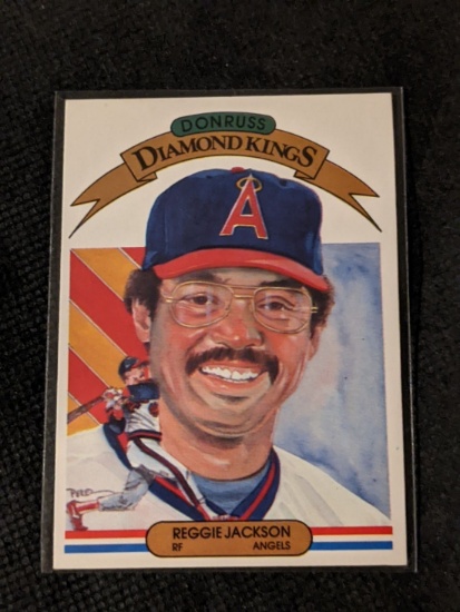 1982 Donruss Diamond Kings Reggie Jackson #3 Baseball Card