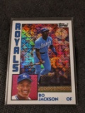 Bo JAckson 2019 Topps Mojo  Parallel Insert SP Refractor 35th anniversary #t84-14