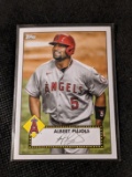 2021 Topps Baseball 1952 Topps Redux #T52-34 Albert Pujols (Los Angeles Angels)