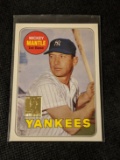 1996 Topps MICKEY MANTLE 1969 Reprint 500 Commemorative card#19 NY Yankees