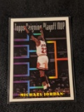 1993-94 Topps Reigning Playoff MVP MICHAEL JORDAN #199, Chicago Bulls, HOF