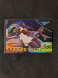 ALLEN IVERSON, 1997 SKYBOX REEBOK THE ANSWER PROMO CARD, ROOKIE RC