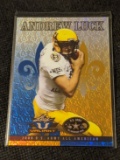 ANDREW LUCK 2012 LEAF VALIANT ARMY BOWL BLUE ROOKIE RC