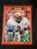 Deion Sanders 1989 Pro Set #486 Card Atlanta Falcons