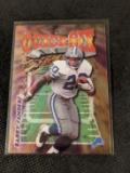 1998 TOPPS CHROME BARRY SANDERS, #28, QUICK SIX INSERT, HOF, LIONS