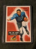 Vintage FOOTBALL Card 1955 BOWMAN #15 EARL JUG GIRARD Detroit Lions HB