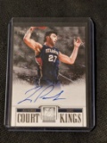 2012-13 Elite Series Court Kings Auto White Canvas 121/249 Zaza Pachulia #5 Auto