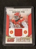 Dontari Poe 2015 Score Jersey Memorabilia Relic Card No. J-DP