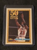 Michael Jordan 1993 Topps 50 Point Club #64 Chicago Bulls