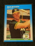 Mark McGwire 1987 Fleer Update Glossy Rookie #U-76 Athletics