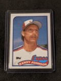 1989 Topps Randy Johnson Montreal Expos #647 Baseball Card Rookie