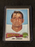 1975 Topps #196 Jim Langer