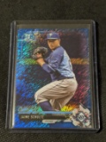 Jaime Schultz 2017 Bowman Chrome BLUE SHIMMER REFRACTOR RC #BCP133 Rays