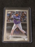 2022 Topps Chrome Update Base #USC24 Elehuris Montero - Colorado Rockies RC