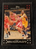 2007-08 Topps Chrome #101 TRACY MCGRADY With KOBE BRYANT Rockets