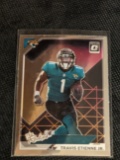 2021 Donruss Optic TRAVIS ETIENNE The Rookies Insert Jax Jaguars RC TR-12