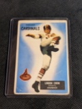 1955 Bowman Lindon Crow RC football card #5