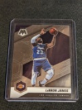 LeBron James 2020 Panini Mosaic #81 Los Angeles Lakers Hall Of Fame Goat