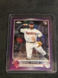 2022 Topps Chrome Update Gabriel Arias Purple Refractor Rookie Debut RC #USC14